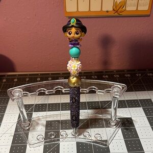 Glamour print beaded pen ( Jasmine )Doorable